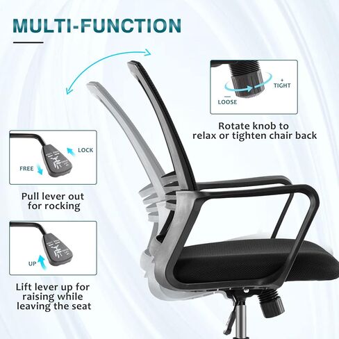 AFO Tall Drafting Chair with Adjustable Foot Ring, Ergonomic Lumbar Support and Comfortable Armrest, High Resilience Sponge, Breathable Mesh Cloth, 360 Degree Swivel Rolling for Standing Desk, Black in Kuwait
