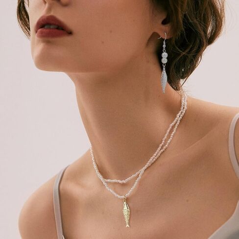 Benecreat 8pcs سحر الأسماك النحاسية ، المعلقات ذات الأسماك الحيوانية الذهب والبلاتين على شكل أسماك على شكل سوار DIY. in Saudi Arabia
