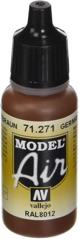 Vallejo German Red Brown 17ml Paint in Saudi Arabia