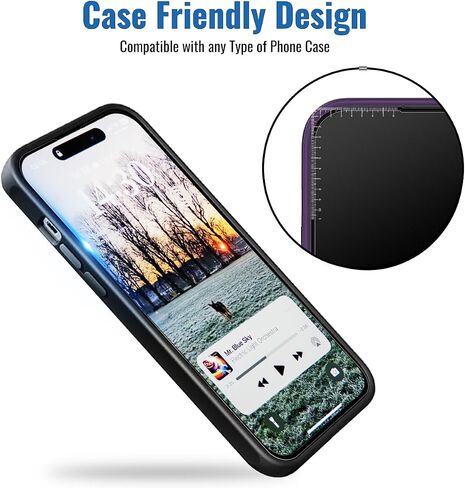 NEEPART 4 ​​عبوات من واقي الشاشة الزجاجي المقوى لهاتف iPhone 11/XR [6.1 بوصة]، حماية المستشعر، فيلم زجاج مقوى 9H، مضاد للخدش، صديق للحافظة، سهل التركيب، خالٍ من الفقاعات، صديق للحافظة in Kuwait