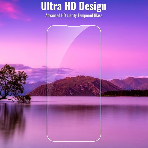 NEEPART 4 ​​عبوات من واقي الشاشة الزجاجي المقوى لهاتف iPhone 11/XR [6.1 بوصة]، حماية المستشعر، فيلم زجاج مقوى 9H، مضاد للخدش، صديق للحافظة، سهل التركيب، خالٍ من الفقاعات، صديق للحافظة in Kuwait