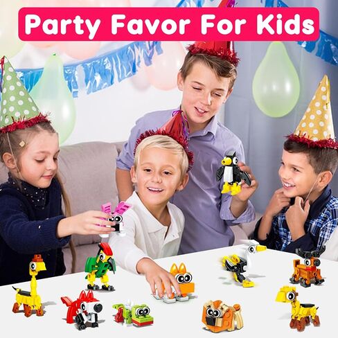 30PCS Animal Mini Building Build Party Form For Kids Return for Birthday Goodie Bag Classer Affer Box Toys Small Bulk Pinata stuffer End of School Year Gift for Student Boy Girl 4-8 8-12 in Kuwait