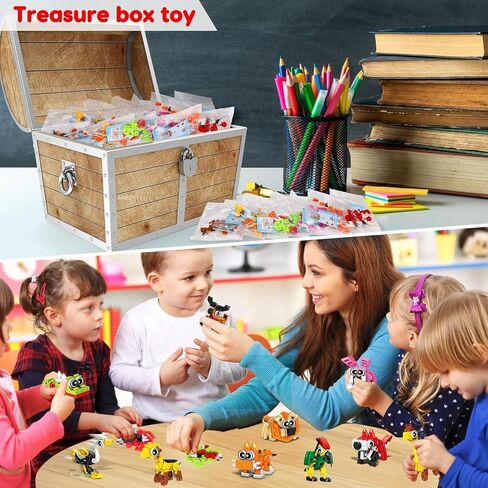 30PCS Animal Mini Building Build Party Form For Kids Return for Birthday Goodie Bag Classer Affer Box Toys Small Bulk Pinata stuffer End of School Year Gift for Student Boy Girl 4-8 8-12 in Kuwait
