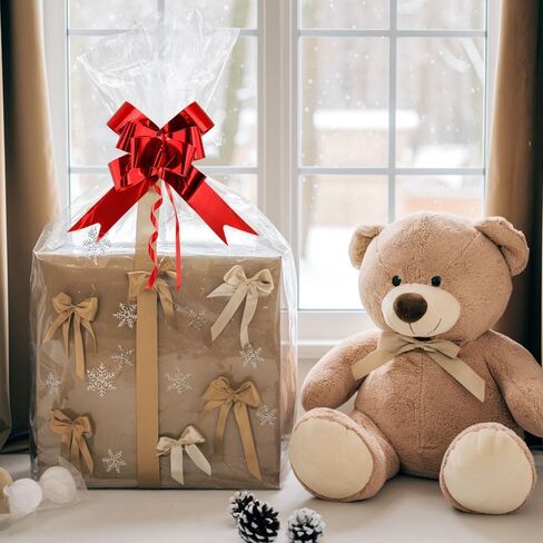 أكياس Linsuminn السيلوفان الكبيرة للسلال ، و 20 قطعة أكياس سلة واضحة ، وفرقة كبيرة من السيلوفان ، 18 × 24 بوصة in Kuwait