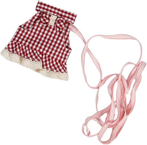 BESPORTBLE SMALL PET HARNESS Dress Leash مجموعة لخنازير أرنب غينيا والهامستر الناعم الناعم القابل للتعديل L الحجم الساحر نمط منقوش الساحر للمشي في الهواء الطلق in Kuwait