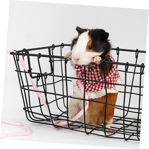 BESPORTBLE SMALL PET HARNESS Dress Leash مجموعة لخنازير أرنب غينيا والهامستر الناعم الناعم القابل للتعديل L الحجم الساحر نمط منقوش الساحر للمشي في الهواء الطلق in Kuwait