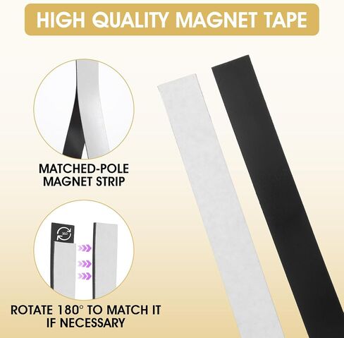 10 Pcs Magnetic Strips with Adhesive Backing, Flat Magnetic Strips for Crafts, Rectangle Magnetics Tape for DIY Projects, Flexible Magnetics Strip for Whiteboard Organization (5.9 X 0.78 X 0.04 Inch) in Saudi Arabia