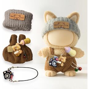 ملابس دمية 17 سم - ملابس رقيقة ولطيفة للدمى المصممة | Dollwear مريح - Pinkcam in Kuwait