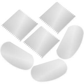 Xindojuz 6 PCS Pottery Tools Serrated Scraper, Stainless Steel Clay Ribs Sculpture Cutter Crafts Tool Ceramics Clay Sculpting Tools Kits for Sculptings Texturing Artists Modeling Potter in Saudi Arabia