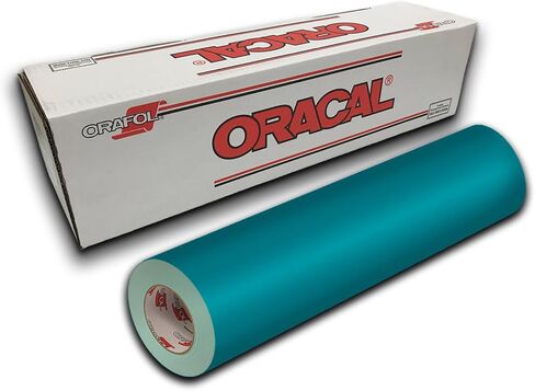 Oracal 631 Exhibition Cal Matte Finish - 12" x 10ft - Turquoise Blue 066 in Saudi Arabia