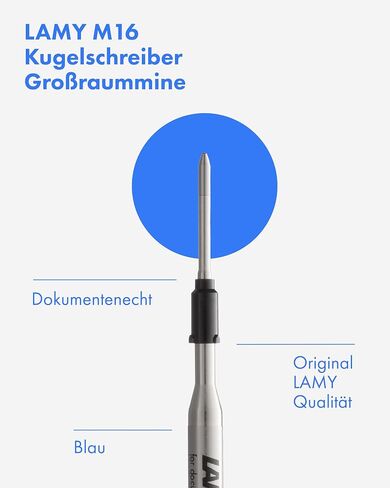 واحد Lamy M16 Ballpen إعادة ملء الأسود عريض in Saudi Arabia