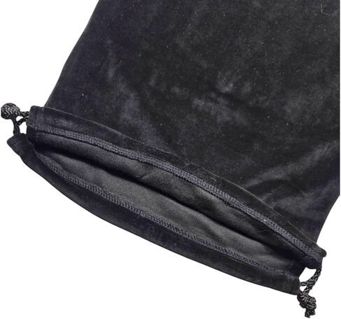 تتضمن حقيبة Cremains Bridge Bridge Bridge Black Velvet - صغيرة (5 "× 7") - مصممة للاستخدام داخل الجرة - كيس بلاستيكي قابل للاستيلاء لاحتواء رماد آمن in Kuwait