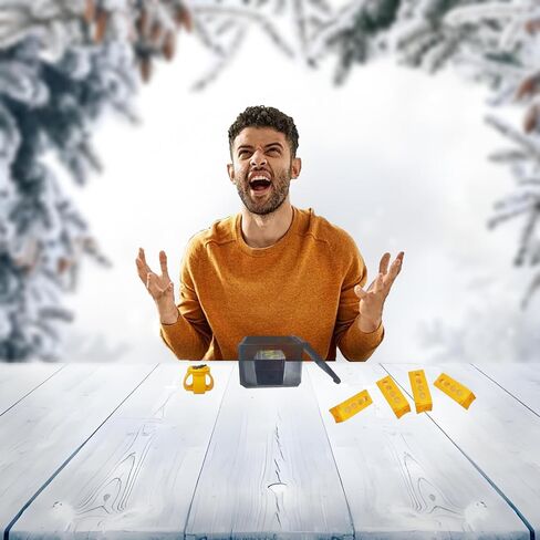 Annoying Present Box with Screws, Finger in a Box, Funny Christmas Gag Gifts for Adults, Weird Joke Prank Gifts for Men, Pranks Gift Box for Adults(A+B) in Saudi Arabia