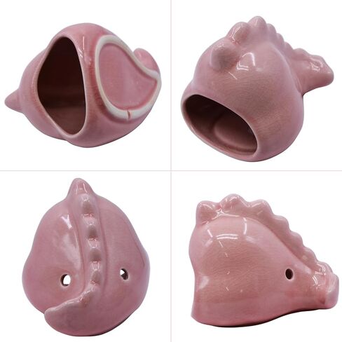 anrui ceramic aquarium decoration لطيف seahorse seahorse betta السمكة السمك الملحقات ديكور مخبأ كهف الزخرفة للأسماك الصغيرة المتوسطة ، الروبيان ، السمك الذهبي والزواحف (الوردي) in Kuwait