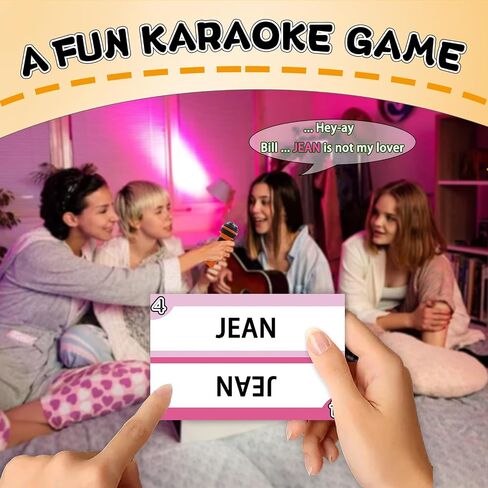 2025 لعبة عائلة جديدة لحفلات الكاريوكي ، لعبة الحفلات Mic Karaoke ، ألعاب البطاقات الموسيقية السريعة للموسيقى للاعبين من 2 إلى 10 لاعبين ، تحدي غناء فرحان للعبة وعشاق الموسيقى in Saudi Arabia