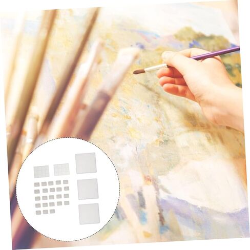 25Pcs Transparent Watercolor Pigment Container Box Portable Paint Tray for Travel Art Studio Outdoor Painting Easy to Carry Design in Saudi Arabia