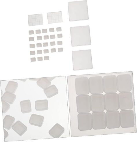 25Pcs Transparent Watercolor Pigment Container Box Portable Paint Tray for Travel Art Studio Outdoor Painting Easy to Carry Design in Saudi Arabia