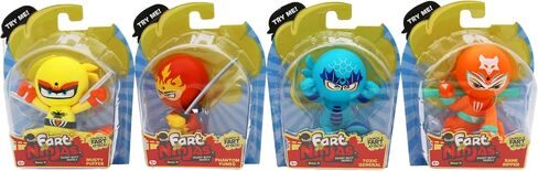 FART NINJAS 4 PACK - 10 FARTS واقعية للمفاجأة والبهجة - Stock Stocker Stuffer - سلسلة 11 - تضمنت البطاريات in Saudi Arabia