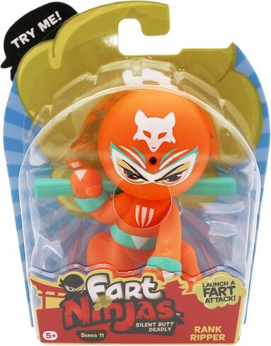 FART NINJAS 4 PACK - 10 FARTS واقعية للمفاجأة والبهجة - Stock Stocker Stuffer - سلسلة 11 - تضمنت البطاريات in Saudi Arabia