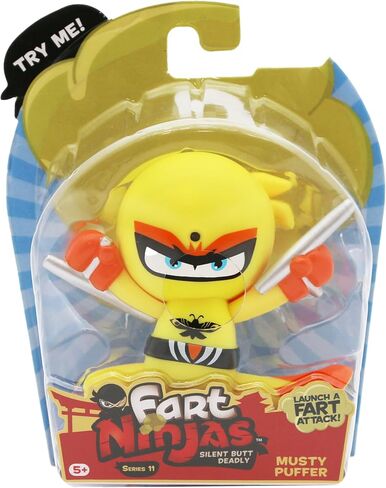 FART NINJAS 4 PACK - 10 FARTS واقعية للمفاجأة والبهجة - Stock Stocker Stuffer - سلسلة 11 - تضمنت البطاريات in Saudi Arabia