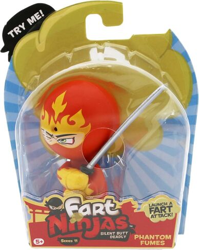 FART NINJAS 4 PACK - 10 FARTS واقعية للمفاجأة والبهجة - Stock Stocker Stuffer - سلسلة 11 - تضمنت البطاريات in Saudi Arabia