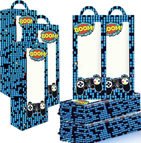 24 Pcs Halloween Candy Treat Boxes Mini Halloween Boxes for Trick or Treat Goodie Bags Halloween Party Treat Cookie Goodie Snack Gift Packaging in Saudi Arabia