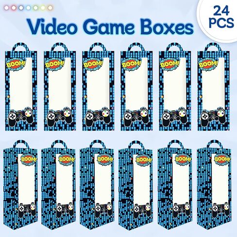 24 Pcs Halloween Candy Treat Boxes Mini Halloween Boxes for Trick or Treat Goodie Bags Halloween Party Treat Cookie Goodie Snack Gift Packaging in Saudi Arabia