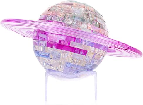 سلسلة الكوكب - Saturn Ultra Deluxe Contlulful 3D Crystal Puzzle ، لعشاق الفضاء وجامعي ومسلجيهم in Kuwait