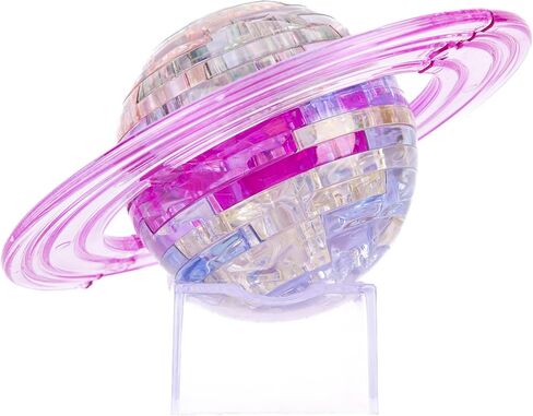 سلسلة الكوكب - Saturn Ultra Deluxe Contlulful 3D Crystal Puzzle ، لعشاق الفضاء وجامعي ومسلجيهم in Kuwait