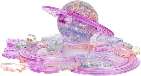 سلسلة الكوكب - Saturn Ultra Deluxe Contlulful 3D Crystal Puzzle ، لعشاق الفضاء وجامعي ومسلجيهم in Kuwait