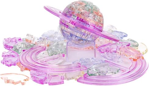 سلسلة الكوكب - Saturn Ultra Deluxe Contlulful 3D Crystal Puzzle ، لعشاق الفضاء وجامعي ومسلجيهم in Kuwait