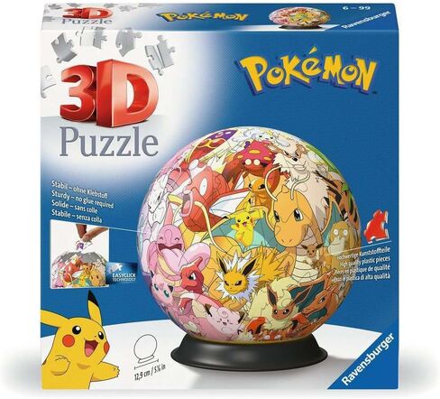 3D Puzzle-Ball Pokémon Kanto Region: Erlebe Puzzle in der 3. Dimension in Saudi Arabia