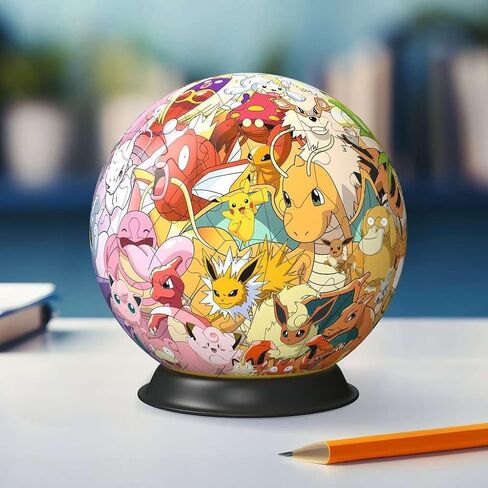3D Puzzle-Ball Pokémon Kanto Region: Erlebe Puzzle in der 3. Dimension in Saudi Arabia