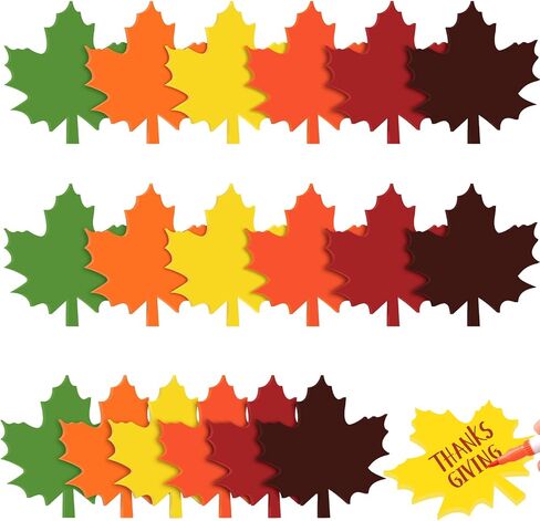 Glenmal 540 Sheets Fall Leaf Notes Licky Notes Autumn Sticky Notepads Maple Leaves Shape Self Stick Tutch لطيف ملون من ورقة مذكر in Saudi Arabia