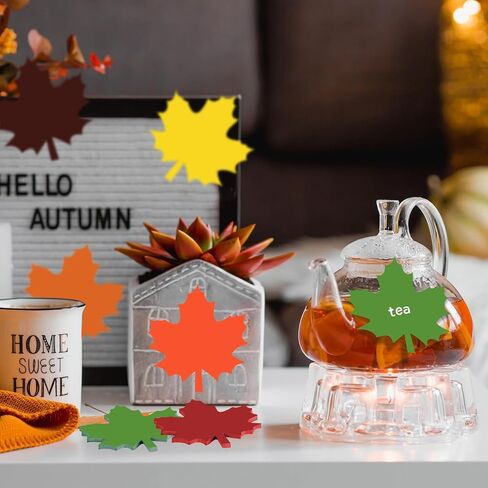 Glenmal 540 Sheets Fall Leaf Notes Licky Notes Autumn Sticky Notepads Maple Leaves Shape Self Stick Tutch لطيف ملون من ورقة مذكر in Saudi Arabia