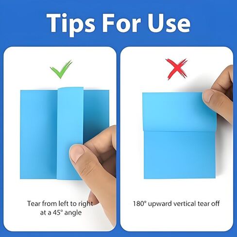 (8 وسادات) الملاحظات اللاصقة 3 × 3 بوصات بعد ذلك يلاحظ وسادات. 8 ألوان زاهية لإعادة التدوير. مناسبة لمنزل مدرسة المكاتب in Kuwait