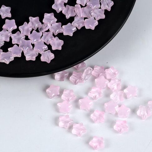 100Pcs Czech Glass Flower Beads,Rainbow Mix Trumpet Crystal Loose Glass Beads,Bulk Bell Flower Spacer Beads,for DIY Jewelry Making, Beading Projects, Bracelets, Necklaces, Earrings in Kuwait