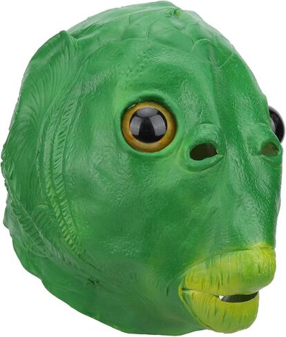VBESTLIFE HALLOWEEN COSTUME FISH Party Mask ، Cosplay Prop Soft Latex Swank Funny Scks 30cm × 30 سم in Saudi Arabia