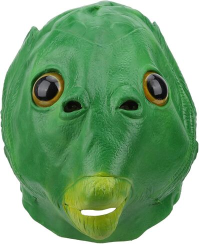 VBESTLIFE HALLOWEEN COSTUME FISH Party Mask ، Cosplay Prop Soft Latex Swank Funny Scks 30cm × 30 سم in Saudi Arabia