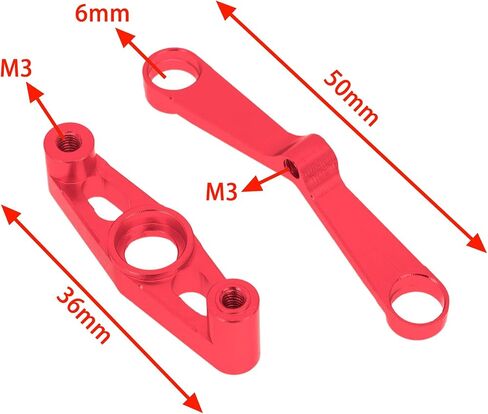 TT02 Aluminum Steering Tie Rod Set – High-Performance Steering Assemby Upgrade Kit for Tamiya 1/10 TT02/Type-S/Type-SR Chassis – Lightweight & Durable Steering Upgrade in Saudi Arabia