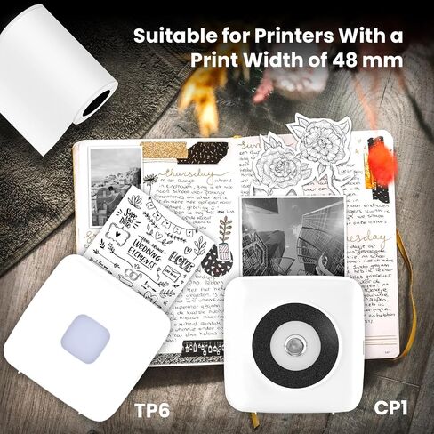ورقة ملصق الطابعة المصغرة لطابعة MINI MINI iPhone M02/T02/M02S/M02PRO و CP1/TP6/TP6-S POCTER POCTER in Saudi Arabia