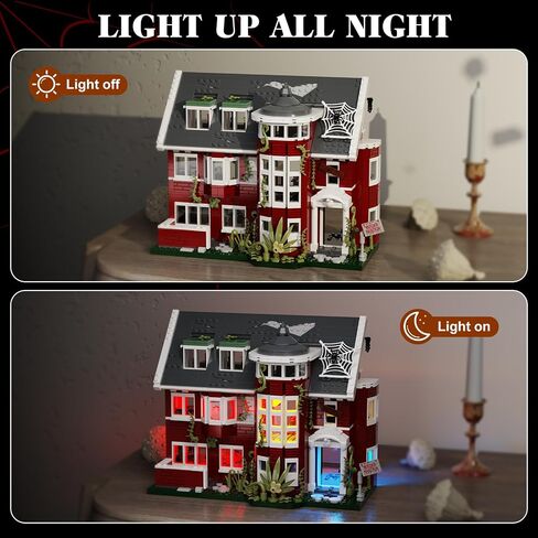 AHS Murder House Building Set, Horror Story Movie House Blocks Toy, Compatible with Lego Halloween Haunted House, Ideals Gift for Fans 18+ Boys Girls Adult (1171 PCS) in Saudi Arabia
