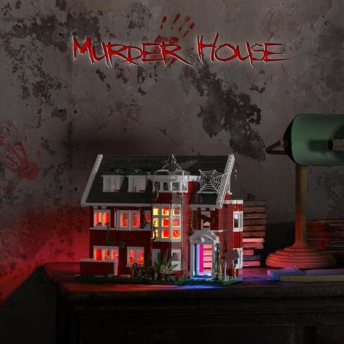 AHS Murder House Building Set, Horror Story Movie House Blocks Toy, Compatible with Lego Halloween Haunted House, Ideals Gift for Fans 18+ Boys Girls Adult (1171 PCS) in Saudi Arabia