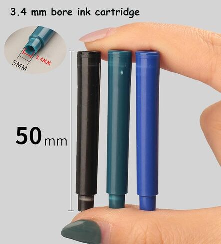 8 Pieces Gradient color Erasable Refillable & Retractable Fountain Pen, Extra Fine Nib 0.38mm(Pen cap with erasers) in Kuwait