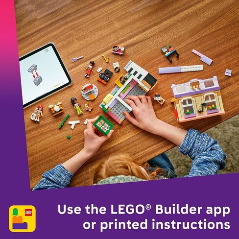 مجموعة مبني على متجر Lego Friends Music Store & Apartment - Playet Tortaintive Torket for Girls & Boys ، Ages 7+ - تشمل Marimba The Corgi Toy - فكرة هدية لأعياد الميلاد وعشاق الموسيقى - 42653 in Saudi Arabia