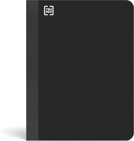 Staples TRU RED TR58342M CC Premium Composition Notebook, 7.5 x 9.75-Inch , College Ruled, Black in Saudi Arabia