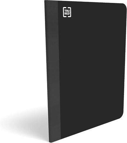 Staples TRU RED TR58342M CC Premium Composition Notebook, 7.5 x 9.75-Inch , College Ruled, Black in Saudi Arabia