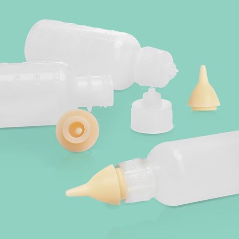 Pet Nursing Bottle Kits, Reusable Feeding Bottle and Syringes, with Replacement Silicone Nipple and Cleaning Brushe, for Small Cat Dog Kitten Puppy Rabbits Squirrel Animals in Saudi Arabia