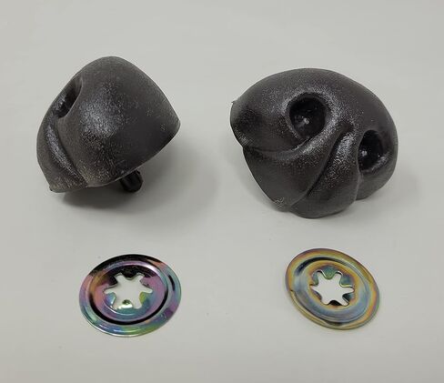 Zim's 50mm الأسود G-type من نوع السلامة البلاستيكية مع الخياشيم لحيوان لعبة الكلاب الحرفية (حزمة 2) (أسود) in Kuwait