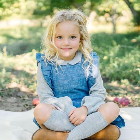 Hope & Henry Girls' Long Sleeve Peter Pan Collar Sweater Pullover in Saudi Arabia